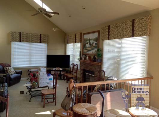 Custom Cornice in Living Room