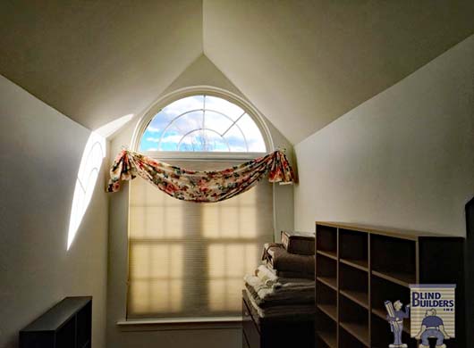 Custom Valance in Bedroom