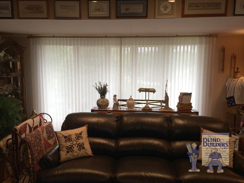 Luminette® Sheer Panels in LIving Room