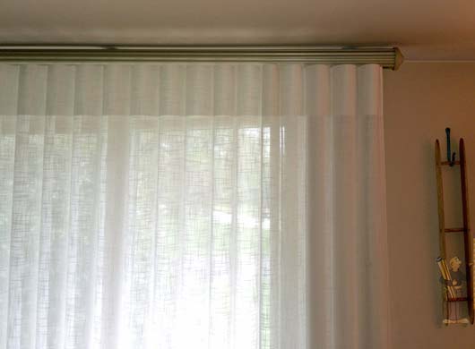 Luminette® Sheer Panels in Bedroom