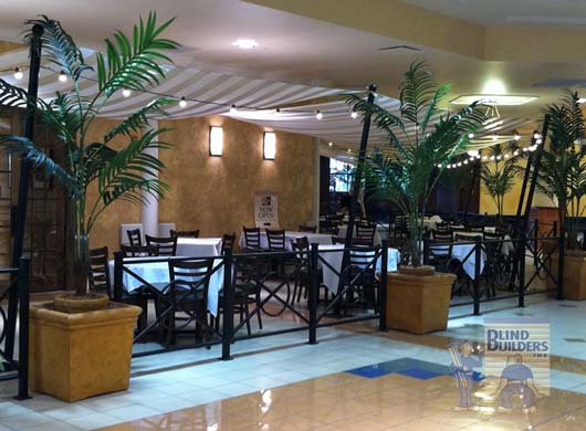 Drapery Sails in Restaurant