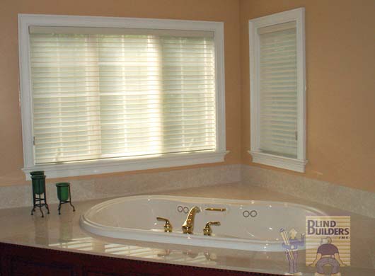 Silhouette® Sheer Shades in Bathroom