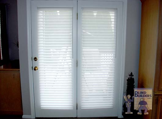 Silhouette® Sheer Shades On French Doors