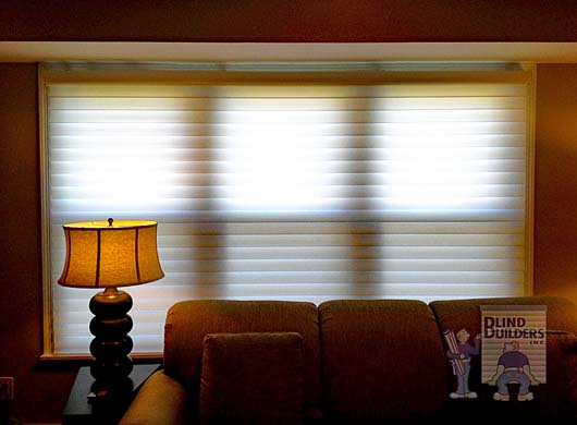 Silhouette® Sheer Shades in Living Room