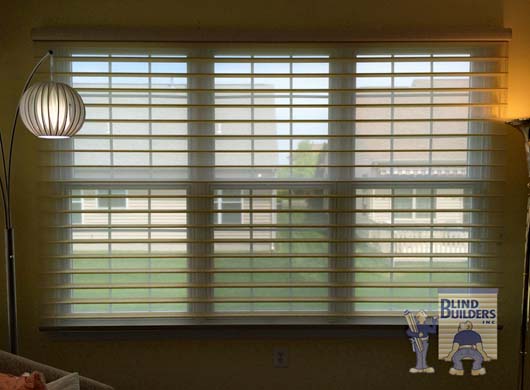Silhouette® Sheer Shades in Living Room