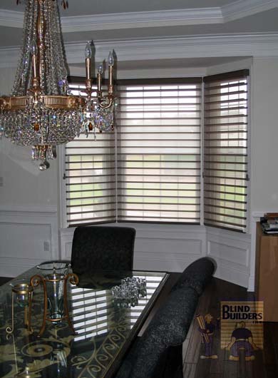 Silhouette® Sheer Shades in Dining Room